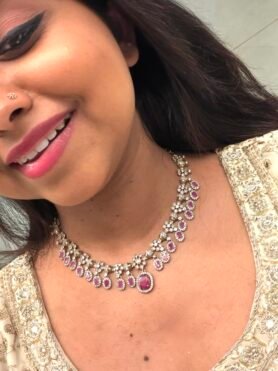 Maharani Ruby AD chain set